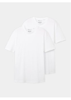 Tom Tailor Denim Komplet 2 t-shirtów 1038633 Biały Regular Fit ze sklepu MODIVO w kategorii T-shirty męskie - zdjęcie 168532417