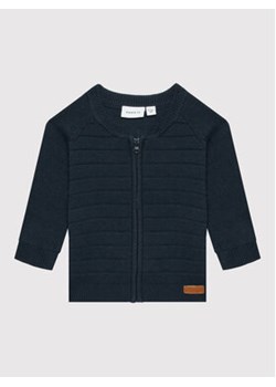 NAME IT Kardigan 13200009 Granatowy Regular Fit ze sklepu MODIVO w kategorii Bluzy i swetry - zdjęcie 168533057