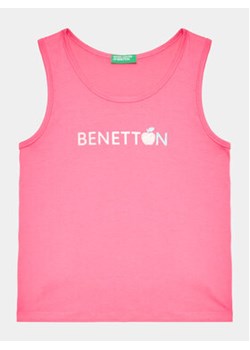United Colors Of Benetton Top 3I1XGH00K Różowy Regular Fit ze sklepu MODIVO w kategorii Bluzki dziewczęce - zdjęcie 168533639