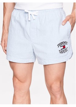 Tommy Jeans Szorty materiałowe Seersucker DM0DM16294 Niebieski Regular Fit ze sklepu MODIVO w kategorii Spodenki męskie - zdjęcie 168533759