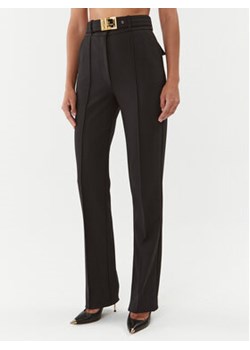 Elisabetta Franchi Spodnie materiałowe PA-017-36E2-V430 Czarny Regular Fit ze sklepu MODIVO w kategorii Spodnie damskie - zdjęcie 168533809