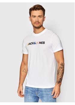 Jack&Jones PREMIUM T-Shirt Landon 12191308 Biały Regular Fit ze sklepu MODIVO w kategorii T-shirty męskie - zdjęcie 168534078