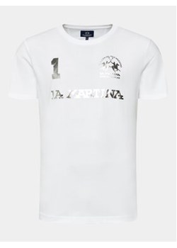 La Martina T-Shirt Reichard WMR309 JS206 Biały Regular Fit ze sklepu MODIVO w kategorii T-shirty męskie - zdjęcie 168534335