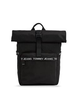 Tommy Jeans Plecak Essential Rolltop AM0AM11515 Czarny ze sklepu MODIVO w kategorii Plecaki - zdjęcie 168534527