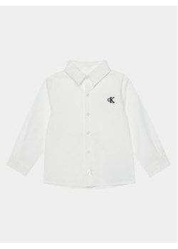 Calvin Klein Jeans Koszula IN0IN00161 Biały Regular Fit ze sklepu MODIVO w kategorii Koszule chłopięce - zdjęcie 168534565