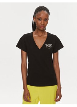 Pinko T-Shirt Turbato 100372 A1R7 Czarny Regular Fit ze sklepu MODIVO w kategorii Bluzki damskie - zdjęcie 168535026