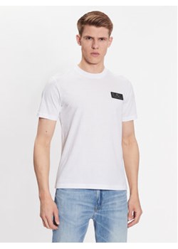 EA7 Emporio Armani T-Shirt 3RPT72 PJ8SZ 1100 Biały Regular Fit ze sklepu MODIVO w kategorii T-shirty męskie - zdjęcie 168535275