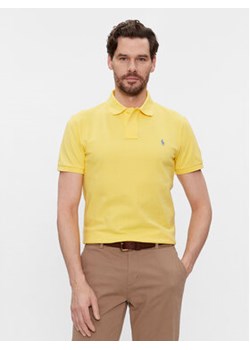 Polo Ralph Lauren Polo 710536856407 Żółty Slim Fit ze sklepu MODIVO w kategorii T-shirty męskie - zdjęcie 168535586
