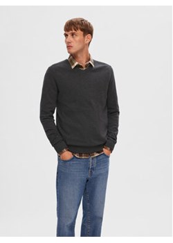 Selected Homme Sweter 16090147 Szary Regular Fit ze sklepu MODIVO w kategorii Swetry męskie - zdjęcie 168535907