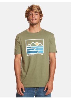 Quiksilver T-Shirt Landscapelines Tees EQYZT07450 Khaki Regular Fit ze sklepu MODIVO w kategorii T-shirty męskie - zdjęcie 168535915