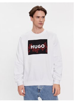 Hugo Bluza Duragol 50506990 Biały Regular Fit ze sklepu MODIVO w kategorii Bluzy męskie - zdjęcie 168536085