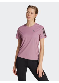 adidas Koszulka techniczna Own the Run IL4127 Różowy Regular Fit ze sklepu MODIVO w kategorii Bluzki damskie - zdjęcie 168536476