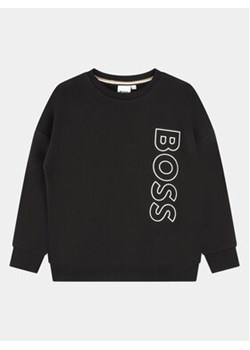 Boss Bluza J25Q13 M Czarny Regular Fit ze sklepu MODIVO w kategorii Bluzy chłopięce - zdjęcie 168536566