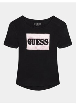 Guess T-Shirt J4RI32 KAPO0 Czarny Regular Fit ze sklepu MODIVO w kategorii Bluzki dziewczęce - zdjęcie 168536776