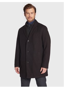 Pierre Cardin Płaszcz przejściowy 10042/000/ 0017 Czarny Modern Fit ze sklepu MODIVO w kategorii Płaszcze męskie - zdjęcie 168537108