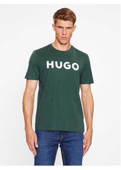 Hugo T-Shirt Dulivio 50467556 Zielony Regular Fit ze sklepu MODIVO w kategorii T-shirty męskie - zdjęcie 168537286
