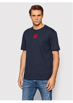 Hugo T-Shirt Diragolino212 50447978 Granatowy Regular Fit ze sklepu MODIVO w kategorii T-shirty męskie - zdjęcie 168537576