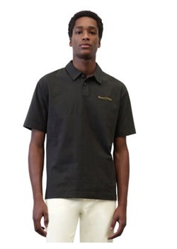 Marc O'Polo Polo 322208353044 Czarny Regular Fit ze sklepu MODIVO w kategorii T-shirty męskie - zdjęcie 168537747