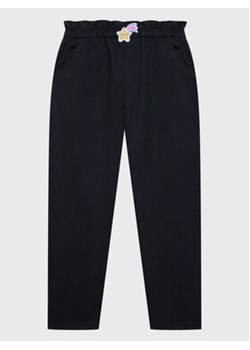 United Colors Of Benetton Spodnie materiałowe 4LAAGF00B Czarny Regular Fit ze sklepu MODIVO w kategorii Spodnie dziewczęce - zdjęcie 168537769