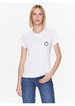 Trussardi T-Shirt 56T00538 Biały Regular Fit ze sklepu MODIVO w kategorii Bluzki damskie - zdjęcie 168537936