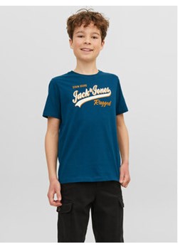 Jack&Jones Junior T-Shirt 12237367 Niebieski Regular Fit ze sklepu MODIVO w kategorii T-shirty chłopięce - zdjęcie 168537957