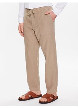 Boss Spodnie materiałowe 50488632 Beżowy Regular Fit ze sklepu MODIVO w kategorii Spodnie męskie - zdjęcie 168538017