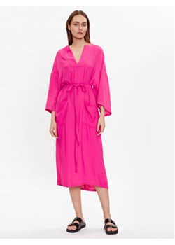 Fabiana Filippi Sukienka codzienna ABD273W221 Różowy Loose Fit ze sklepu MODIVO w kategorii Sukienki - zdjęcie 168538019