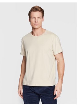 Blend T-Shirt Dinton 20714824 Écru Regular Fit ze sklepu MODIVO w kategorii T-shirty męskie - zdjęcie 168538039