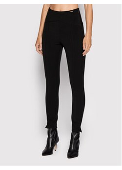 Marciano Guess Spodnie materiałowe 1GGB06 9409Z Czarny Slim Fit ze sklepu MODIVO w kategorii Spodnie damskie - zdjęcie 168538395