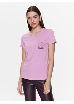 Liu Jo T-Shirt WA3139 J6308 Różowy Regular Fit ze sklepu MODIVO w kategorii Bluzki damskie - zdjęcie 168538545