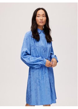 Selected Femme Sukienka koszulowa Blue 16088066 Niebieski Regular Fit ze sklepu MODIVO w kategorii Sukienki - zdjęcie 168538796