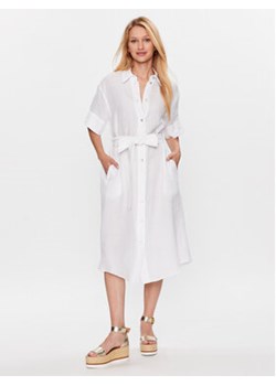 Seidensticker Sukienka koszulowa 60.134413 Biały Regular Fit ze sklepu MODIVO w kategorii Sukienki - zdjęcie 168539596