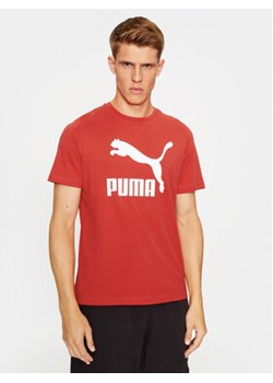 Puma T-Shirt Classics Logo 530088 Czerwony Regular Fit ze sklepu MODIVO w kategorii T-shirty męskie - zdjęcie 168539678