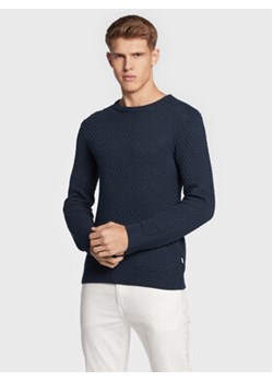 Solid Sweter 21107143 Granatowy Regular Fit ze sklepu MODIVO w kategorii Swetry męskie - zdjęcie 168539695