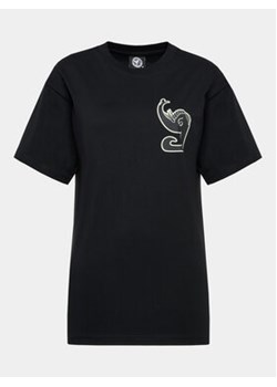 Grimey T-Shirt GA684 Czarny Urban Fit ze sklepu MODIVO w kategorii Bluzki damskie - zdjęcie 168540547