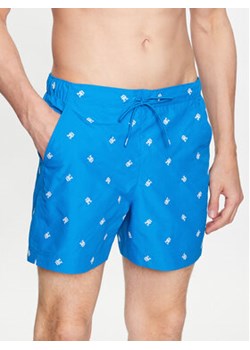Tommy Hilfiger Szorty plażowe UM0UM02792 Niebieski Slim Fit ze sklepu MODIVO w kategorii Kąpielówki - zdjęcie 168540805