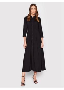YAS Sukienka koszulowa Savanna 26022663 Czarny Regular Fit ze sklepu MODIVO w kategorii Sukienki - zdjęcie 168541086