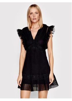 Pinko Sukienka letnia Omegna 1G17H7 Y7UZ Czarny Regular Fit ze sklepu MODIVO w kategorii Sukienki - zdjęcie 168541129