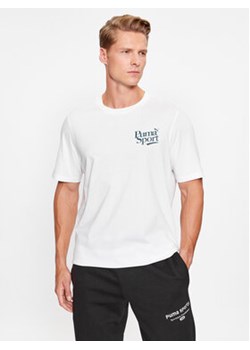 Puma T-Shirt Graphics Legacy 622739 Biały Regular Fit ze sklepu MODIVO w kategorii T-shirty męskie - zdjęcie 168541306