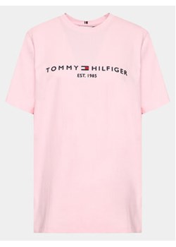 Tommy Hilfiger Curve T-Shirt WW0WW29738 Różowy Regular Fit ze sklepu MODIVO w kategorii Bluzki damskie - zdjęcie 168541869