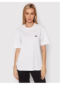 Vans T-Shirt Small VN0A5I8X Biały Regular Fit ze sklepu MODIVO w kategorii Bluzki damskie - zdjęcie 168542128