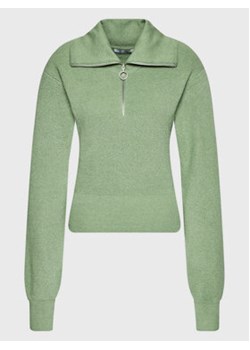 NA-KD Sweter 1018-009305-5310-003 Zielony Regular Fit ze sklepu MODIVO w kategorii Swetry damskie - zdjęcie 168542155