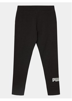 Puma Legginsy Ess+ Logo 846960 Czarny Tight Fit ze sklepu MODIVO w kategorii Spodnie dziewczęce - zdjęcie 168542209
