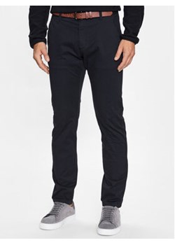 INDICODE Spodnie materiałowe Gower 65-159 Czarny Regular Fit ze sklepu MODIVO w kategorii Spodnie męskie - zdjęcie 168542257