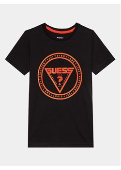 Guess T-Shirt L3BI33 J1314 Czarny Regular Fit ze sklepu MODIVO w kategorii T-shirty chłopięce - zdjęcie 168542405