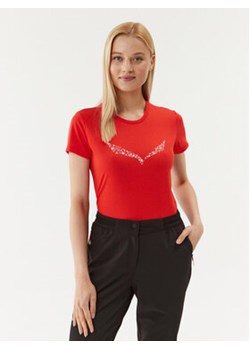 Salewa T-Shirt 027019 Czerwony Regular Fit ze sklepu MODIVO w kategorii Bluzki damskie - zdjęcie 168542667