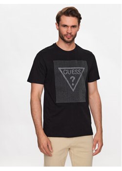 Guess T-Shirt M3YI91 K9RM1 Czarny Slim Fit ze sklepu MODIVO w kategorii T-shirty męskie - zdjęcie 168542755