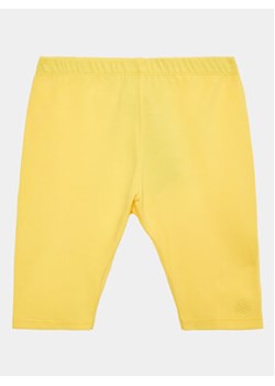 United Colors Of Benetton Legginsy 3MT1GF01M Żółty Slim Fit ze sklepu MODIVO w kategorii Spodnie dziewczęce - zdjęcie 168543077
