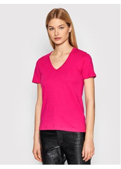 Replay T-Shirt W3595A.000.20994 Różowy Regular Fit ze sklepu MODIVO w kategorii Bluzki damskie - zdjęcie 168543377