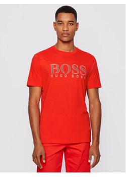 Boss T-Shirt Tee 5 50448306 Czerwony Regular Fit ze sklepu MODIVO w kategorii T-shirty męskie - zdjęcie 168543426